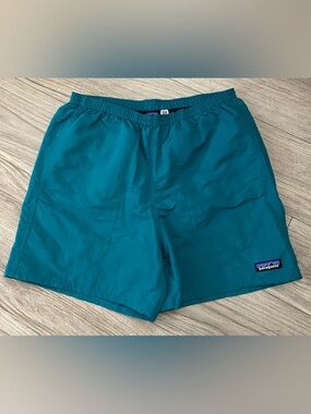 Patagonia Teal Athletic Shorts 5” for Men